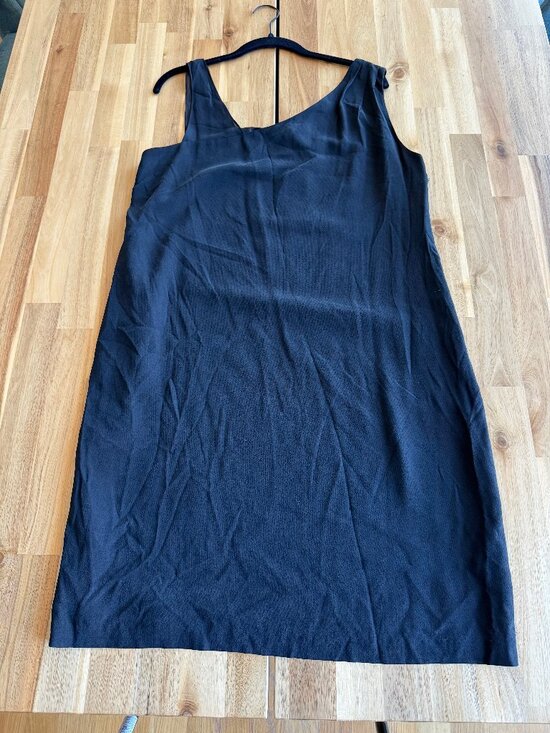 Eileen Fisher Dresses & Skirts - *SHOP CLOSING 4/26* Eileen Fisher Silk Crepe Asymmetric Sleeveless Dress M NWT